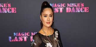 Actress Salma Hayek Admits She was "Nervous" to Wear a Transparent Dress at The Premiere of Her New Film, Don't Want to be "Sucking It In," as They Say