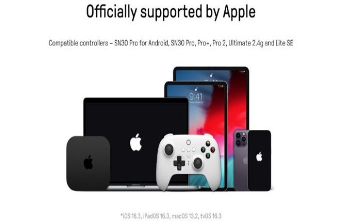 The Apple TV, iPhone, and iPad, in Addition to the Mac, are Now all Compatible With the 8BitDo Gaming Controller s_