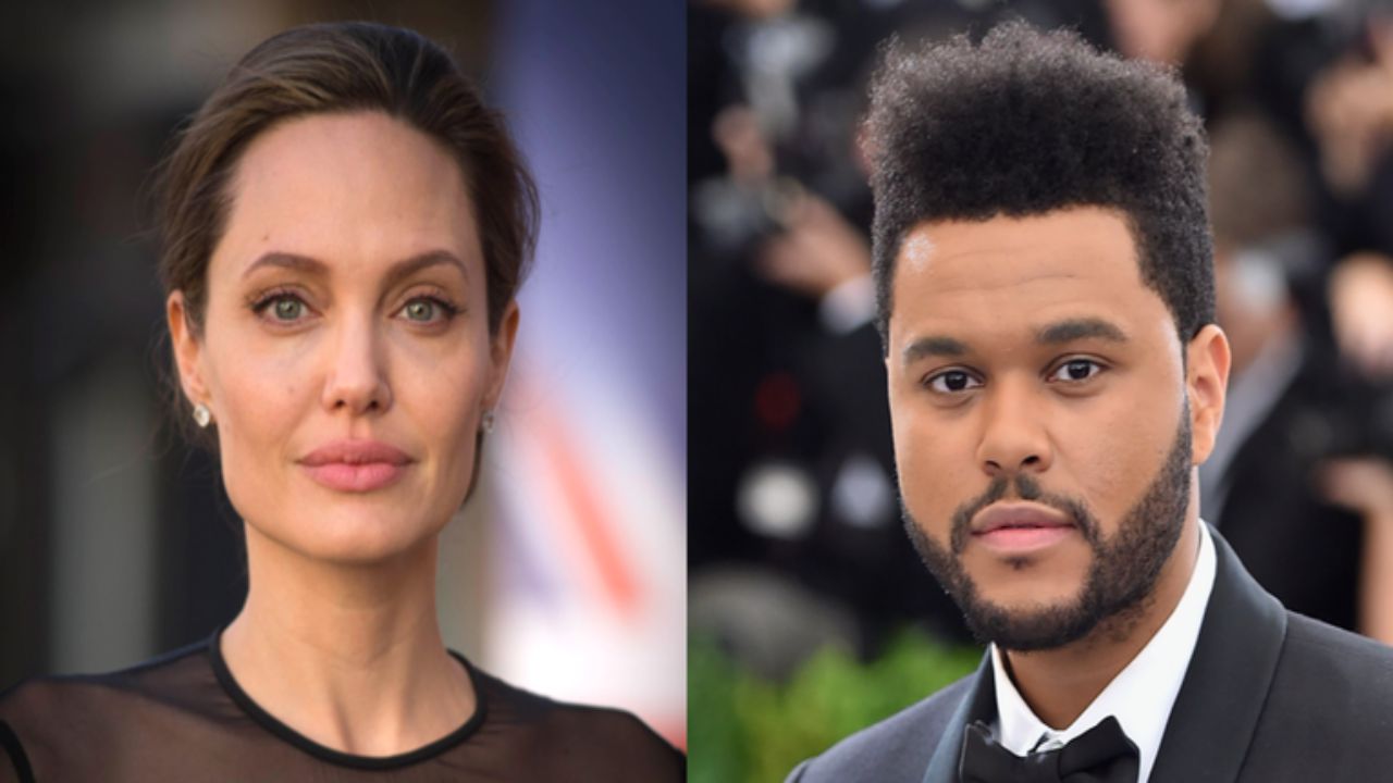 The Weeknd and Angelina Jolie