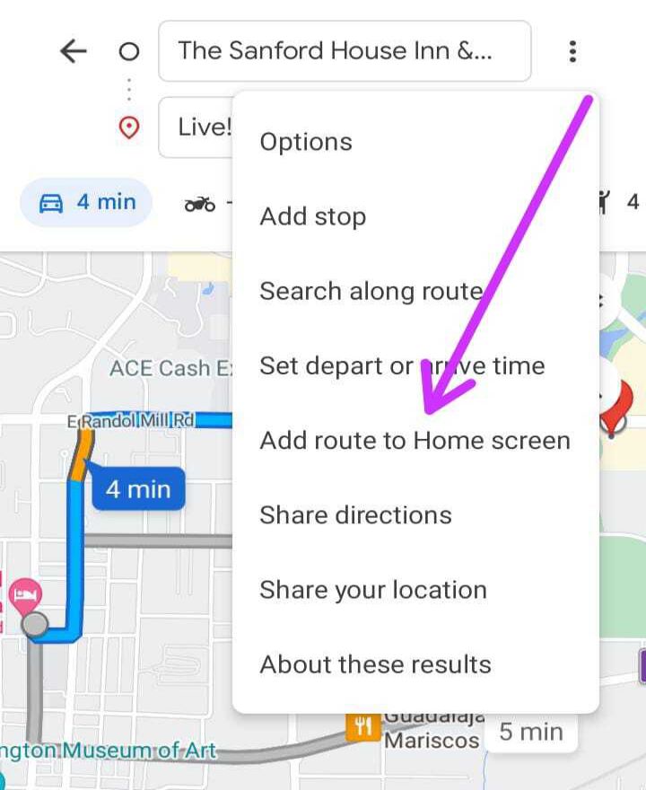 How to Save a Route on Google Maps_