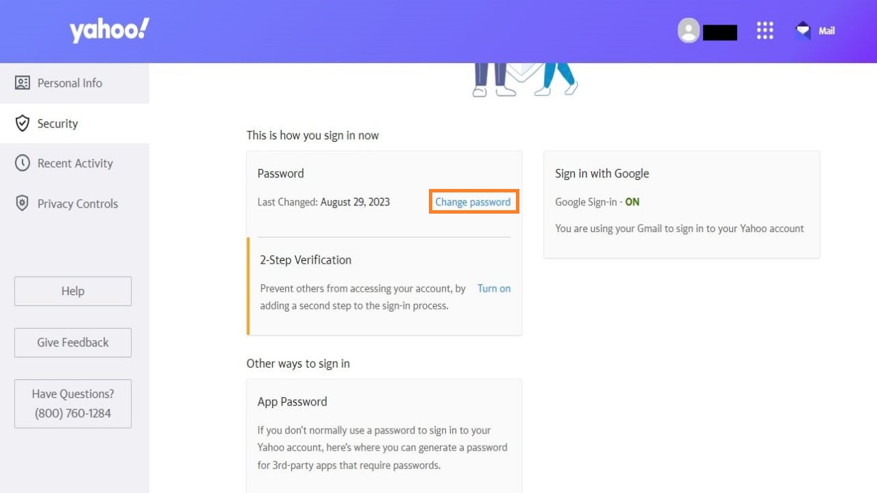 How To Change Your Yahoo Password _