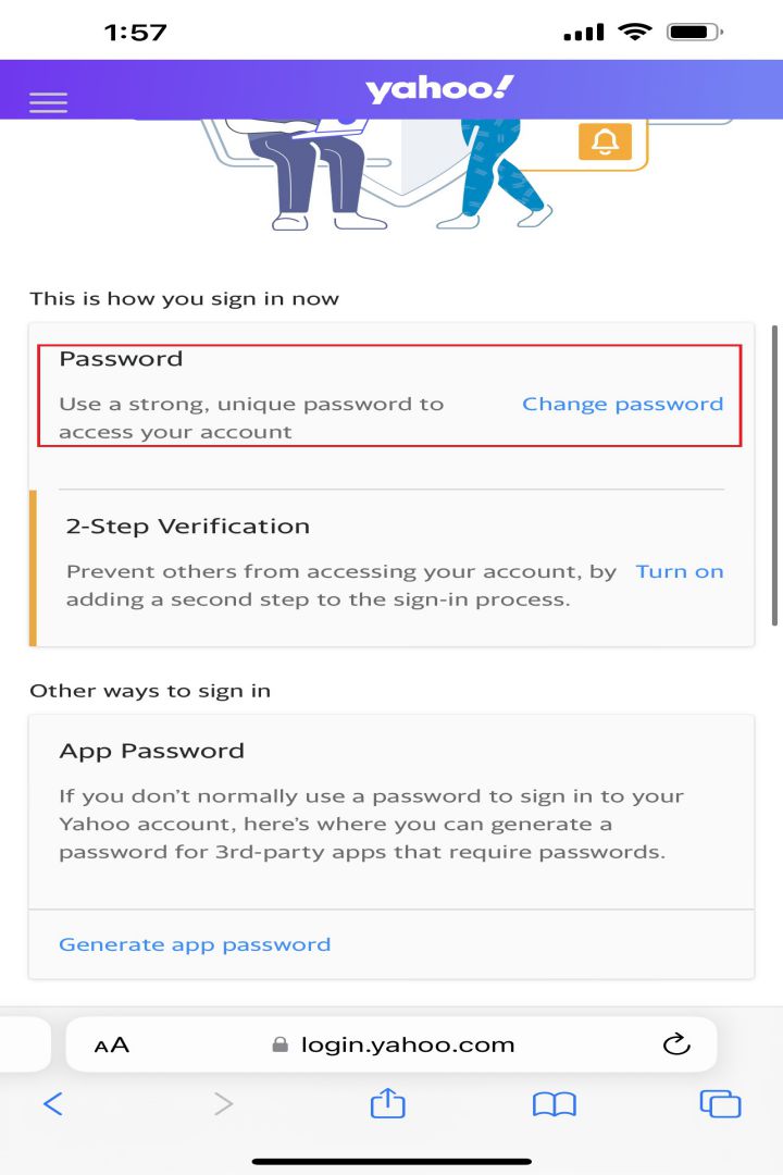 How To Change Your Yahoo Password