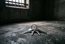 Harlan Coben Requires Superior Script Before Committing to ‘I Will Find You’ Season 2 A set of keys on a concrete floor in a dimly lit room with light from a prison-style window.