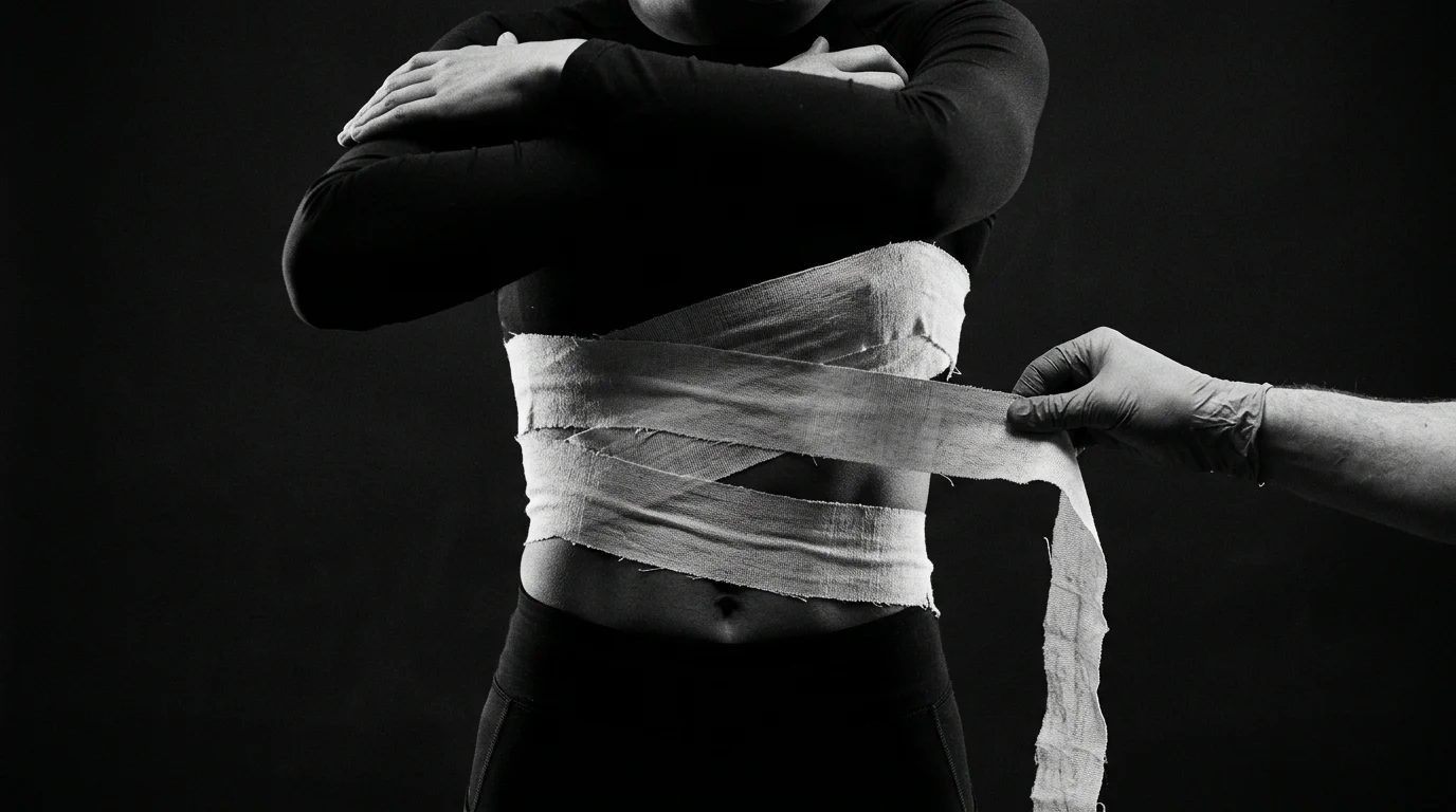Conceptual image of sports medical treatment.