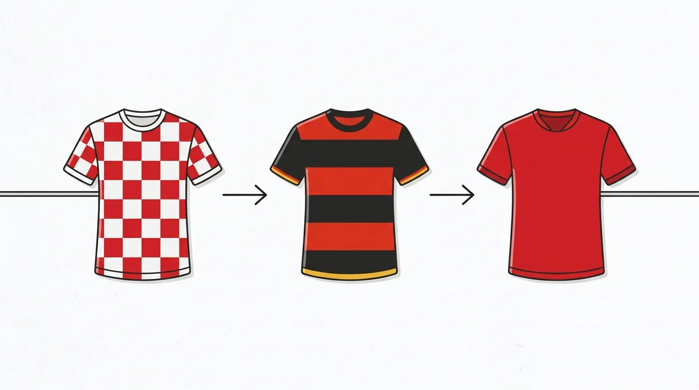 A minimalist timeline graphic representing the progression of a football player's career.