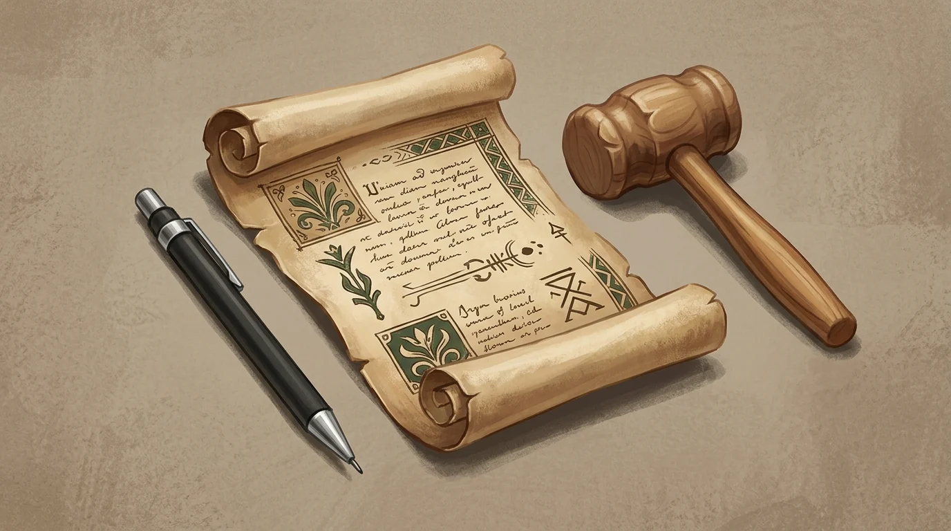 A conceptual image combining medieval history and animation design elements.